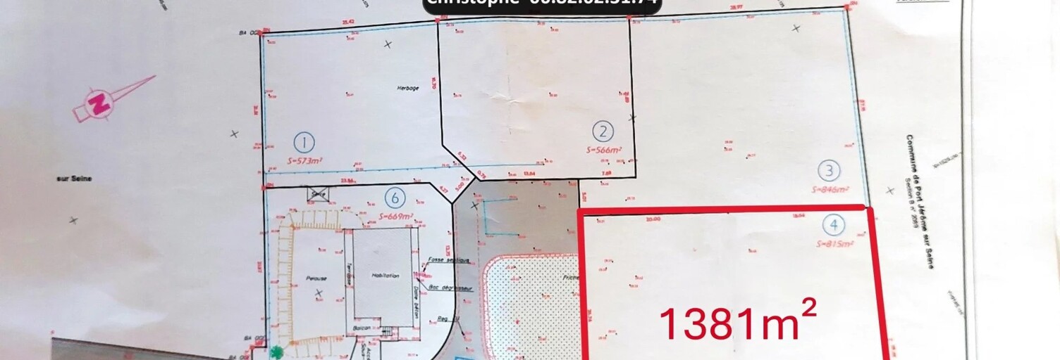 Terrain  1381 m² à vendre à Port-Jérôme-sur-Seine (76330)