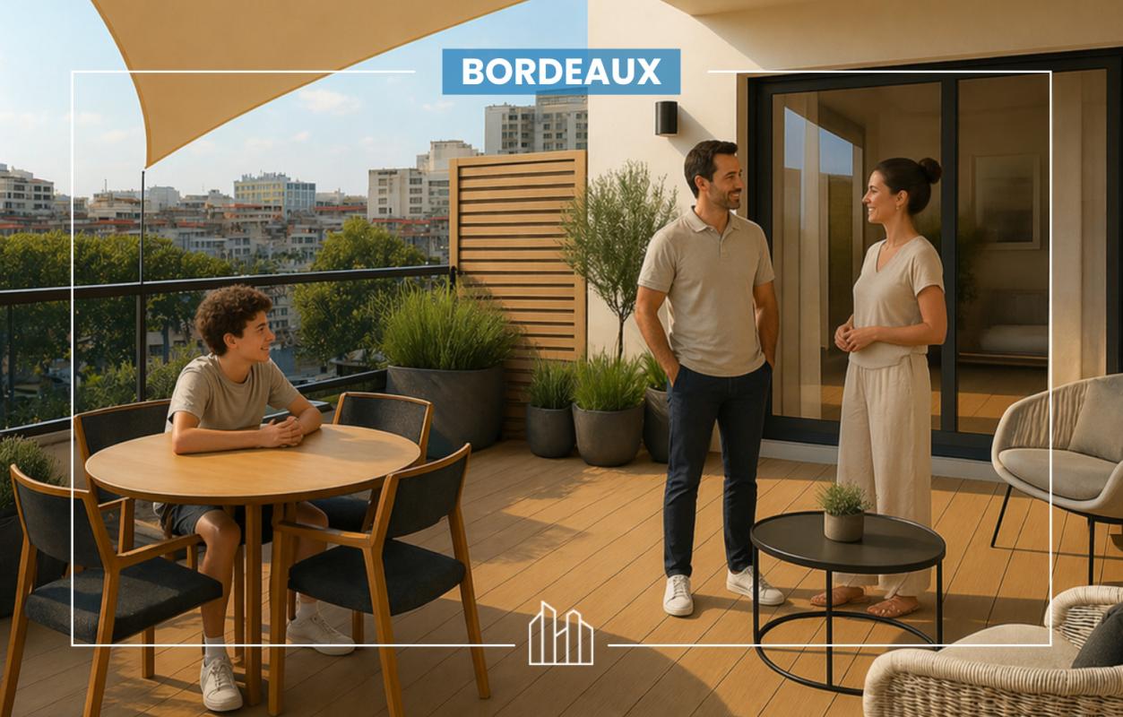 RÉSIDENCE JULES - ÉCOLE PINS FRANCS  Appartement neuf Bordeaux 33200