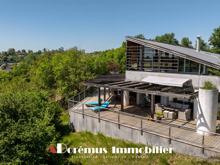 BOULIAC   villa d'architecte sur 1,9 hectare et vue panorami — photo 1