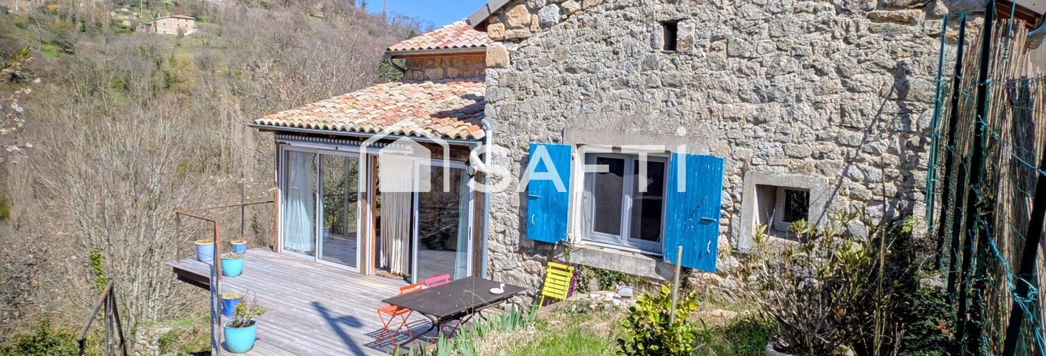 Maison 4 Pièces 154 m² à vendre à Saint-Julien-du-Gua (07190)