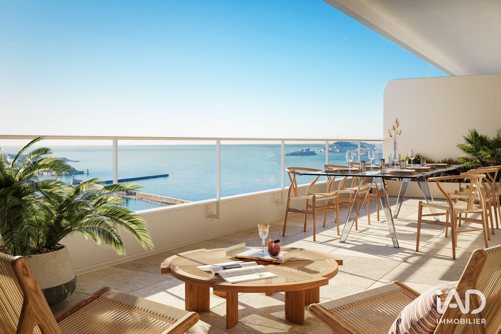 Marseille 2e - 57m² - 2p. - 1ch.