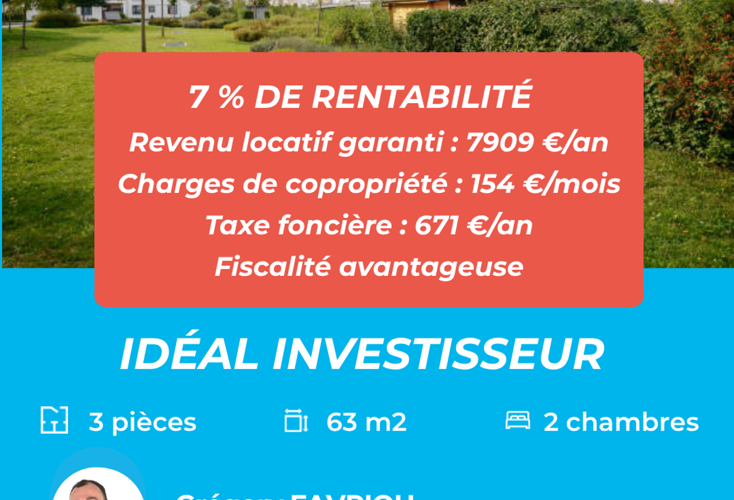 Vente Appartement 3 pièces — photo 1