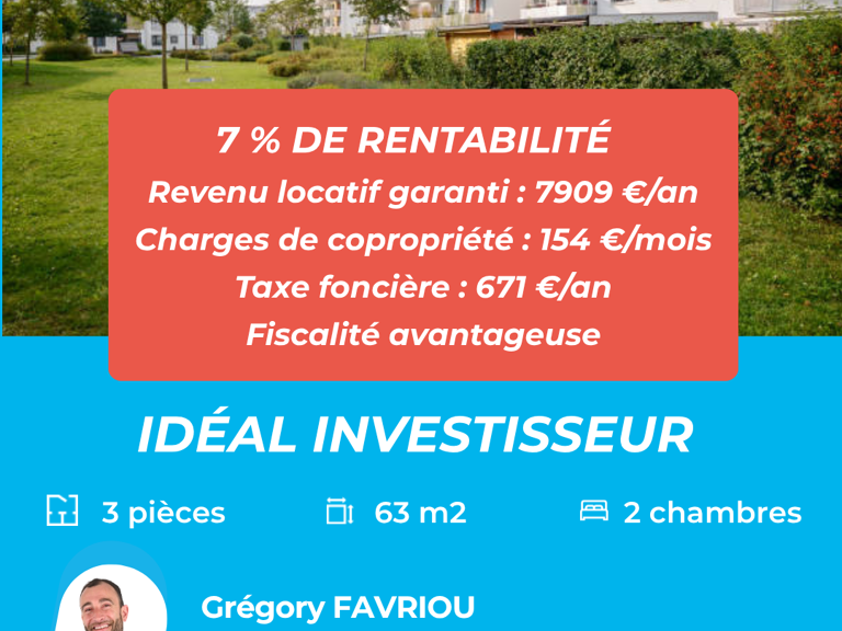 Vente Appartement 3 pièces — photo 1