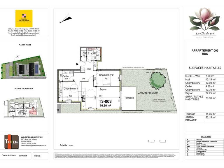 GUILERS Appartement T3 NEUF avec jardin — photo 1