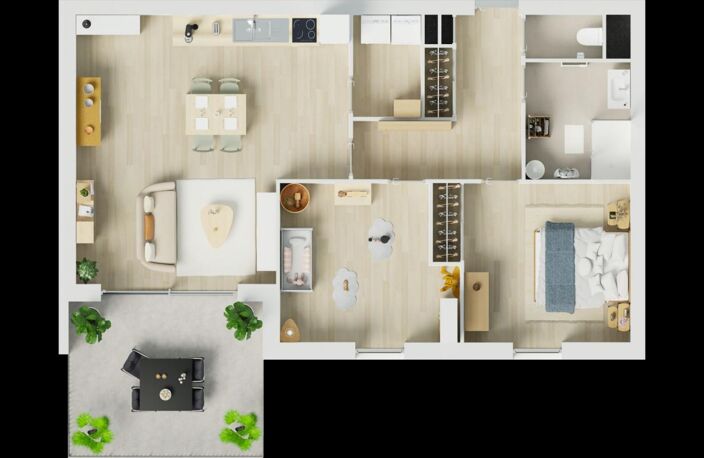 GUILERS Appartement T3 NEUF avec terrasse — photo 4