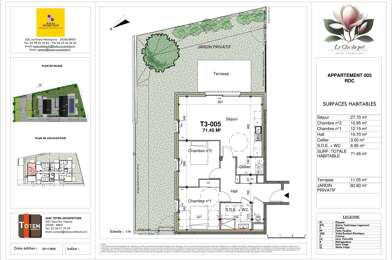 Appartement 3 pièces 297020 €