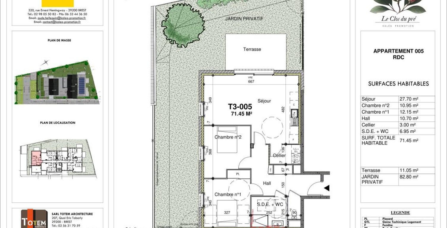 GUILERS Appartement T3 NEUF avec jardin — photo 1