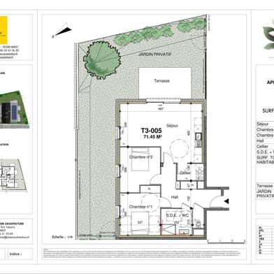 Appartement 3 pièces 297020 €