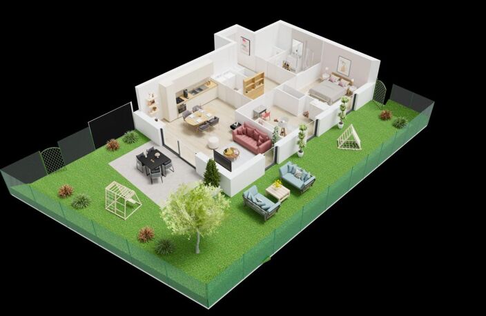 GUILERS Appartement T3 NEUF avec jardin — photo 3