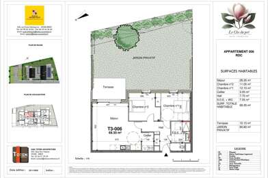 Appartement 3 pièces 287870 €