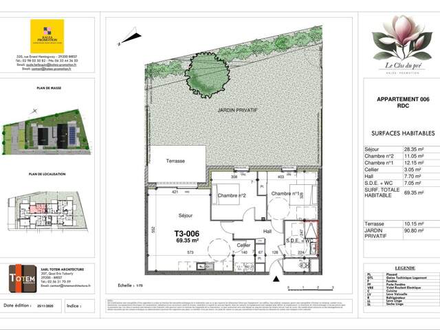 GUILERS Appartement T3 NEUF avec jardin — photo du bien