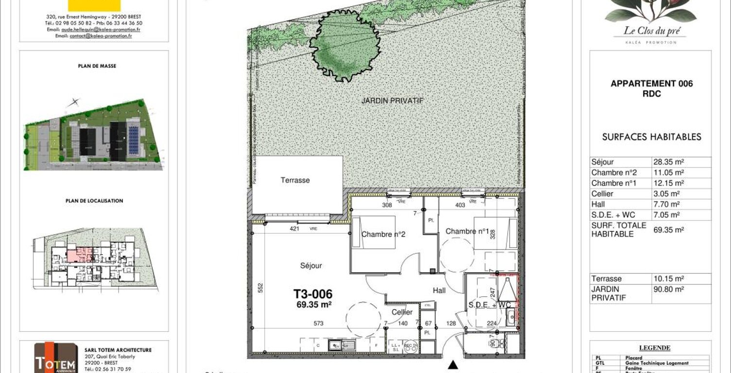 GUILERS Appartement T3 NEUF avec jardin — photo 1