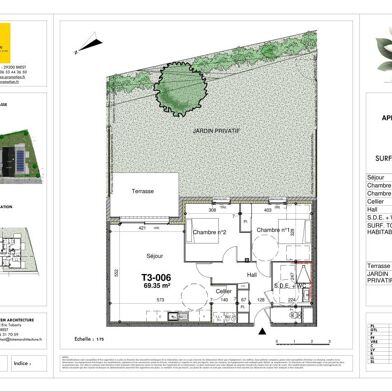 Appartement 3 pièces 287870 €