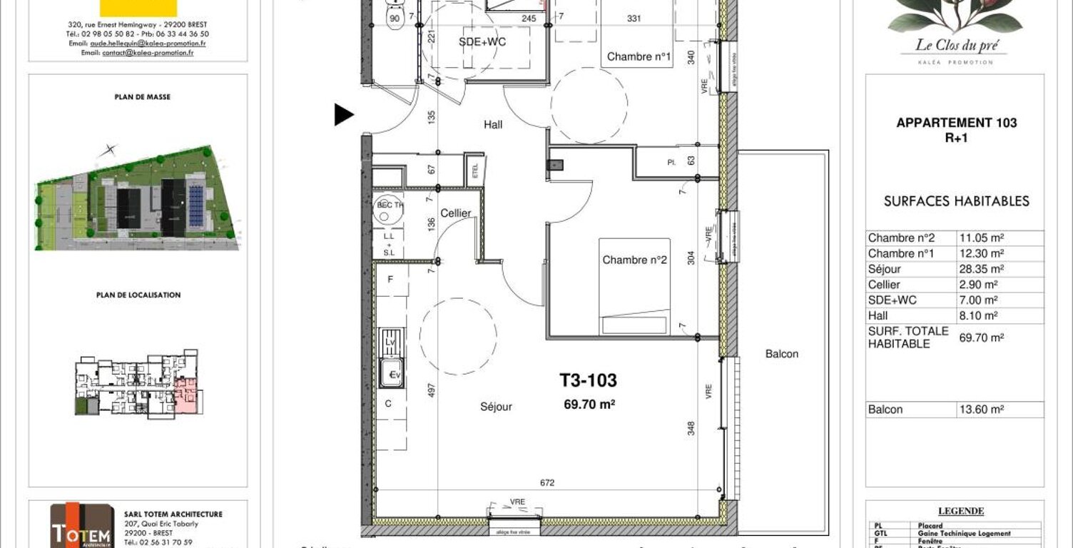 GUILERS Appartement T3 NEUF avec balcon — photo 1