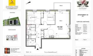 Appartement 3 Pièces 74 m² à vendre à Guilers (29820)