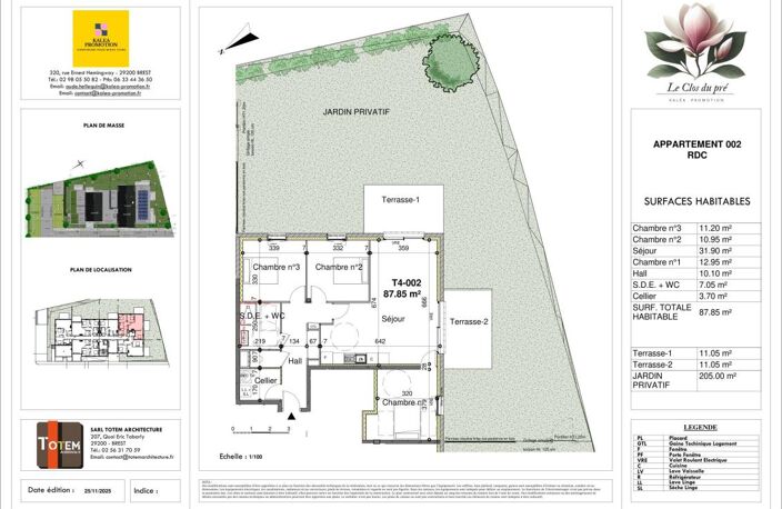 GUILERS Appartement T4 NEUF avec jardin — photo 2