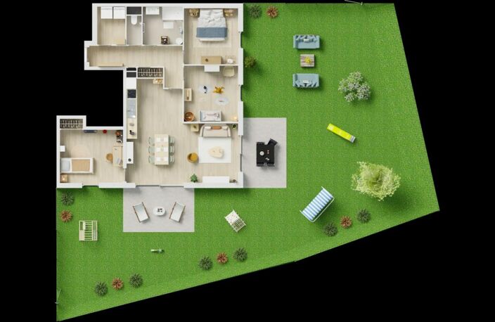 GUILERS Appartement T4 NEUF avec jardin — photo 3