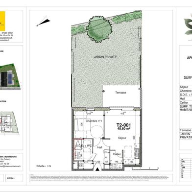 Appartement 2 pièces 214200 €