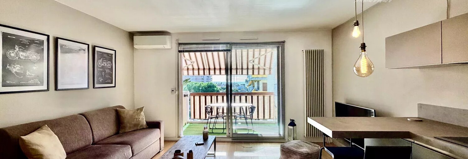 Appartement 1 Pièce 26 m² à vendre à Cagnes-sur-Mer (06800)