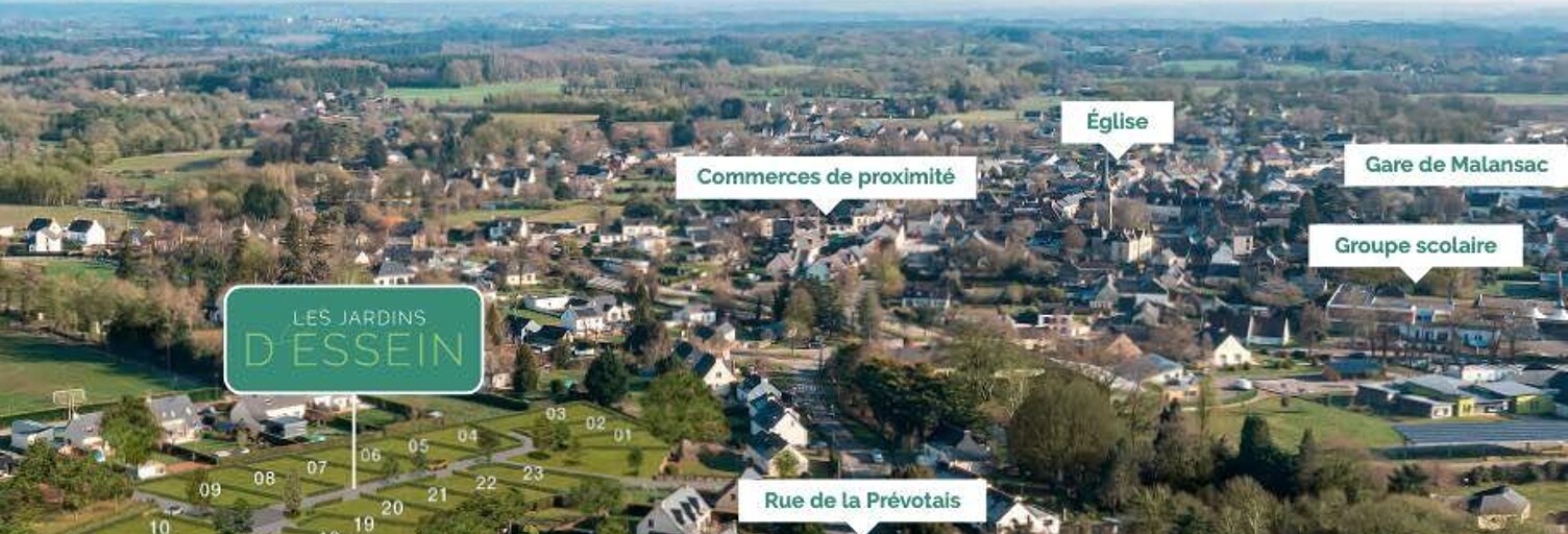 Terrain  505 m² à vendre à Malansac (56220)