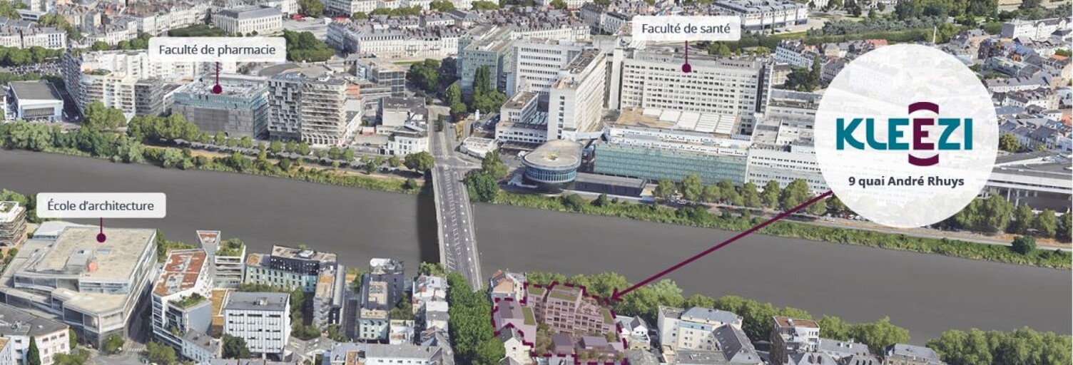 Appartement neuf T1 Pièce 17 à 32 m² à vendre à Nantes (44000)