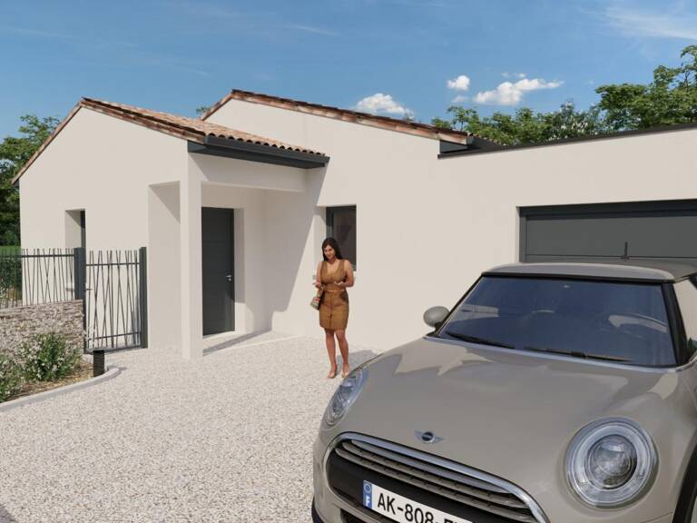   À vendre – Maison de plain-pied 3 chambres à Saint-Gervais-sur-Roubion (Drôme) — photo 1