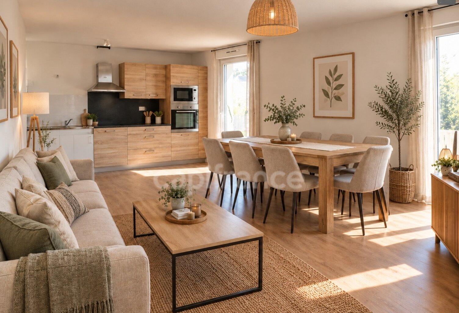 Joué-lès-Tours (Indre-et-Loire), à vendre APPARTEMENT 3 pièces de 65 m² — photo 1
