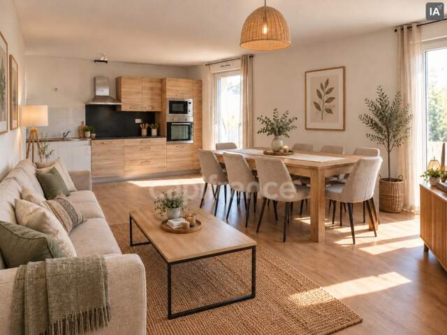 Joué-lès-Tours (Indre-et-Loire), à vendre APPARTEMENT 3 pièces de 65 m² — photo du bien