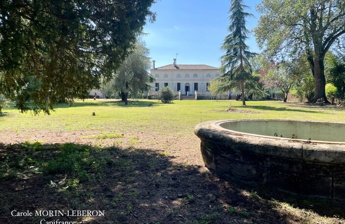 Axe La Réole-Marmande, maison bourgeoise, grange attenante et terrain 11 800 m² — photo 3