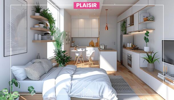 Appartement 1 pièces  à vendre Plaisir 78370