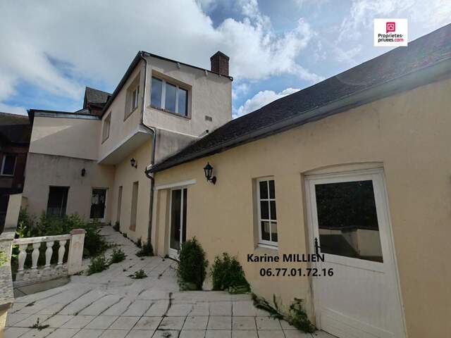 RUGLES 27250 Maison de ville - 2 étages et grenier- 4 chambres - Extérieur/cour - 220000  HAI — photo du bien