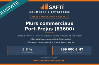 Murs Commerciaux Port-Fréjus : 8,8% de Rendement — photo du bien