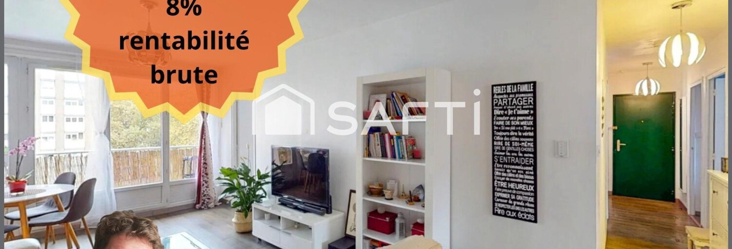 Appartement 4 Pièces 88 m² à vendre à Villeurbanne (69100)