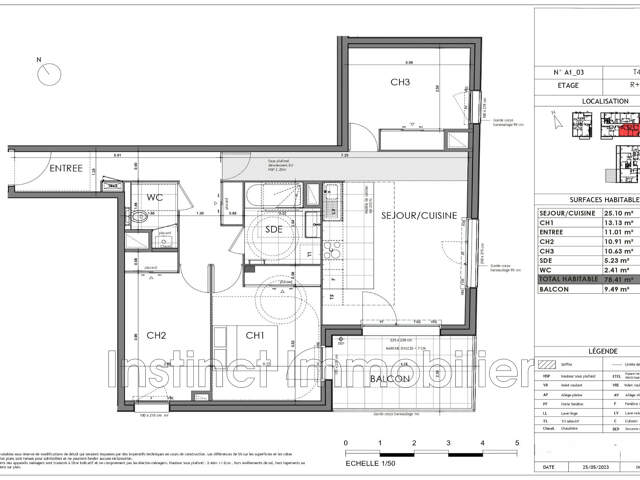 RENNES - APPARTEMENT NEUF 4 PIÈCES - 78,41 m² — photo du bien