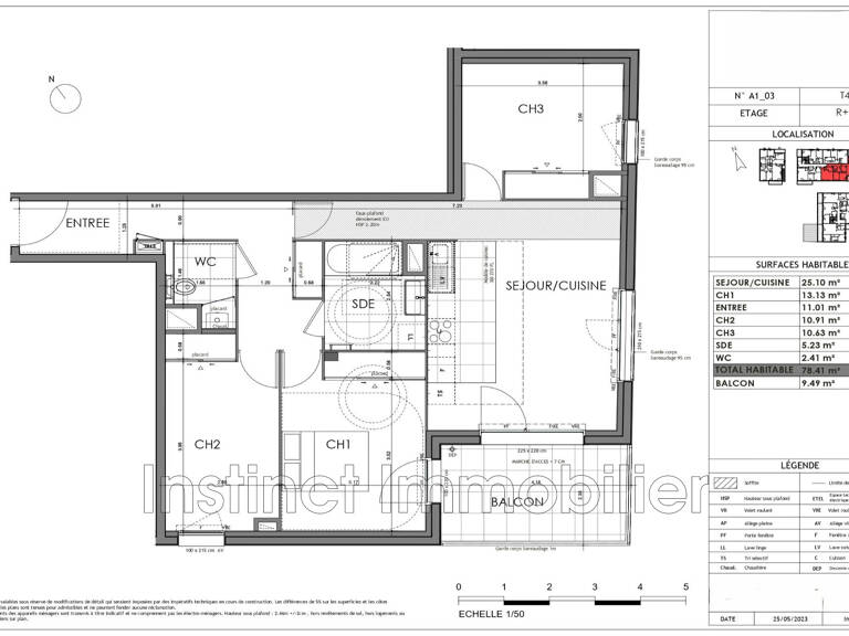 RENNES - APPARTEMENT NEUF 4 PIÈCES - 78,41 m² — photo 1