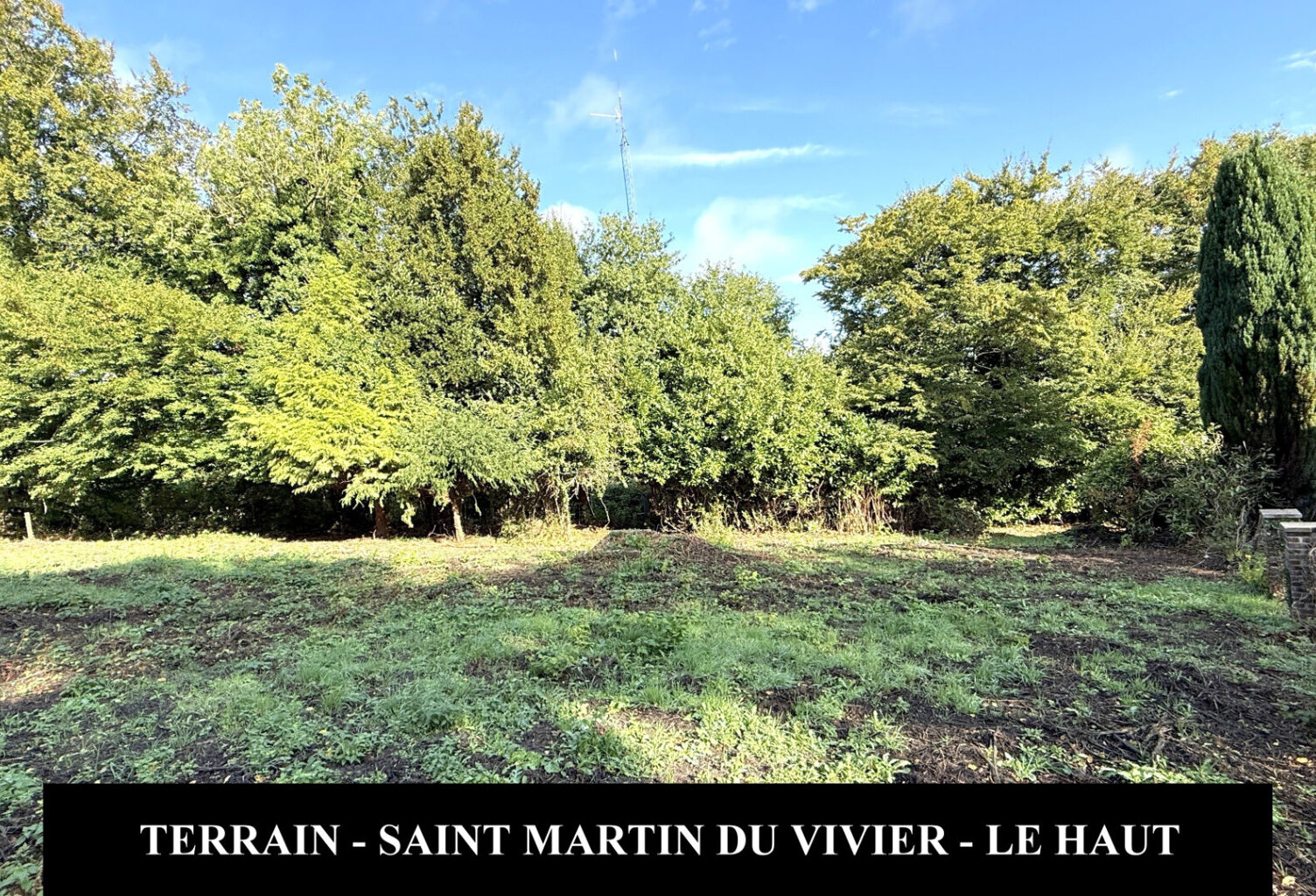 Terrain Saint Martin Du Vivier 1181 m2 — photo 1
