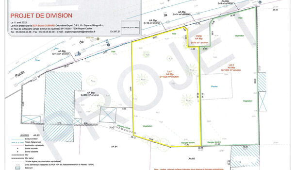 Terrain  à vendre Saint-Augustin 17570