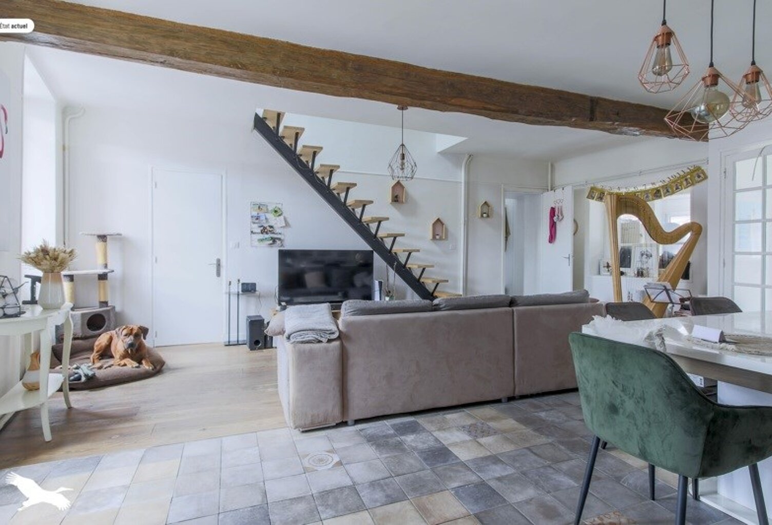 Duplex de 4 pièces principales — photo 1
