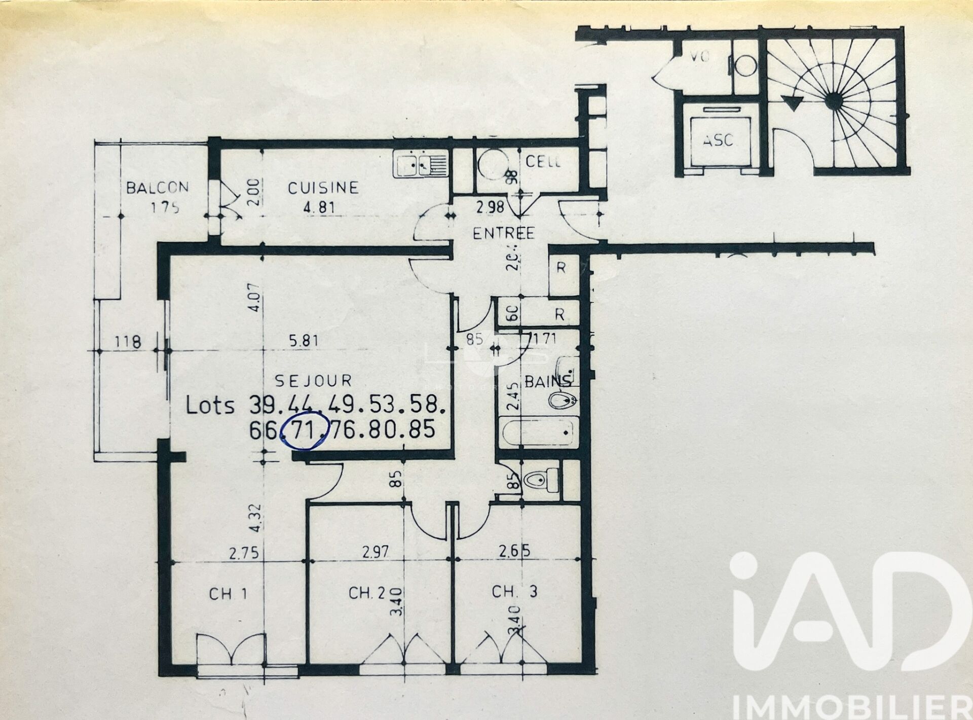 Vente Appartement 4 pièces - Photo 2
