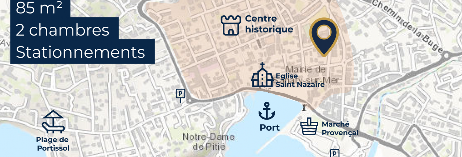 Maison 3 Pièces 85 m² à vendre à Sanary-sur-Mer (83110)