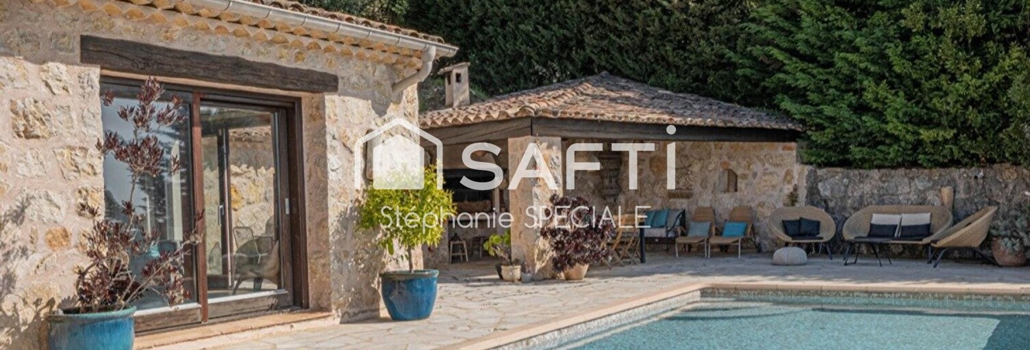 Maison 7 Pièces 188 m² à vendre à Tourrettes-sur-Loup (06140)