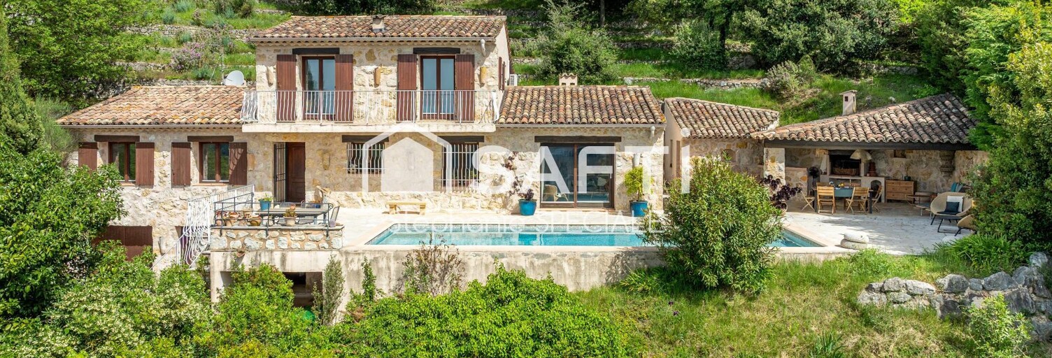 Maison 7 Pièces 188 m² à vendre à Tourrettes-sur-Loup (06140)