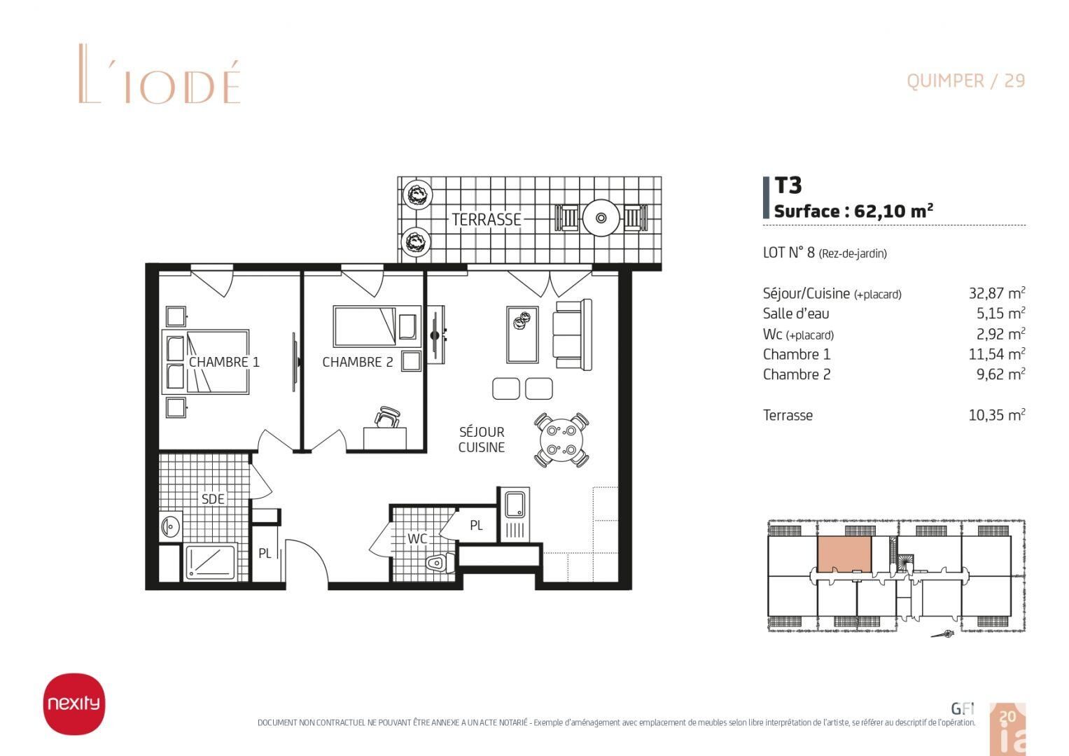 Vente Appartement 3 pièces - Photo 2