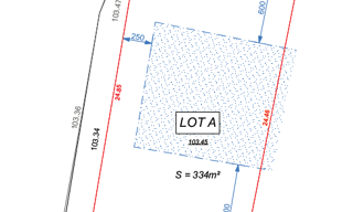 Terrain  334 m² à vendre à Fontenay-Trésigny (77610)