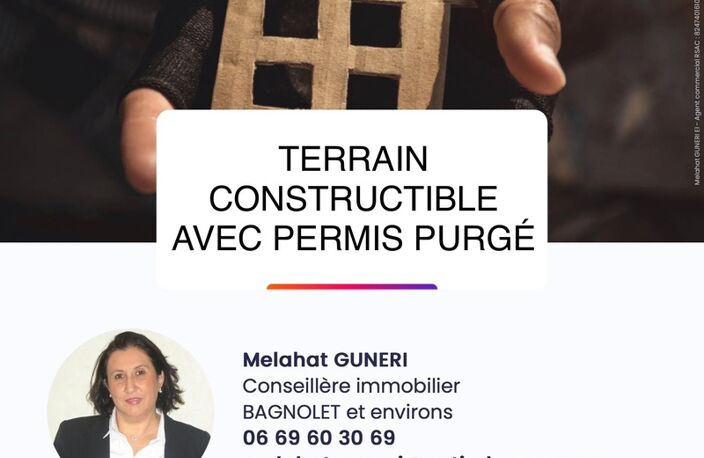 Terrain avec Permis de Construire  à vendre de 156m2 à Bagnolet-Les Lilas prix 460 000€ — photo 2