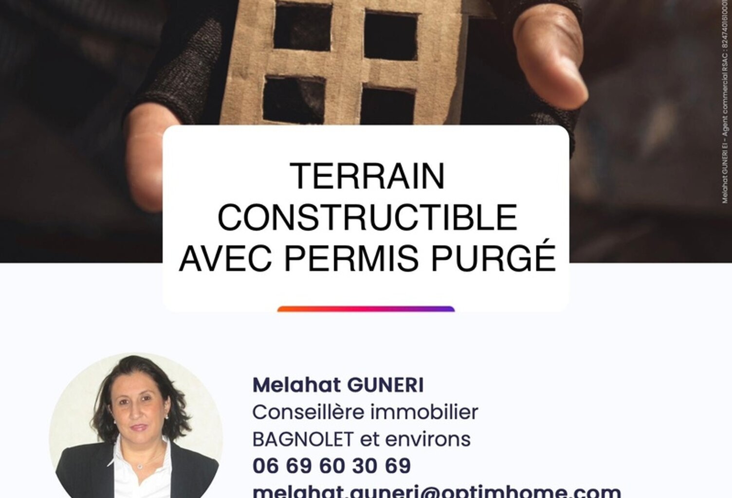 Terrain avec Permis de Construire  LES LILAS BAGNOLET à vendre de 208m2  625 000€ — photo 1