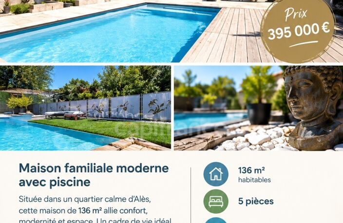 Maison à vendre 5 pièces ALES (30) — photo 2