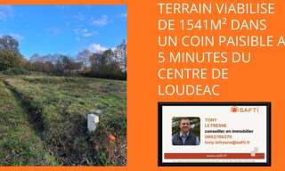 Terrain  1541 m² à vendre à Loudéac (22600)
