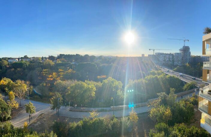Appartement À Vendre Montpellier quartier Port Marianne 4 pièces avec belle vue dégagée — photo 3