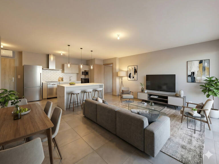 AJACCIO (20) ROCADE - T3 67 m² avec terrasse 18 m², ascenseur, parking sous-sol et vue dégagée — photo 1